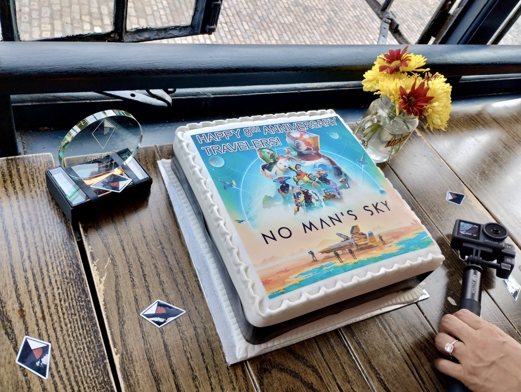 The cake supplied by Hello Games